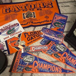 Florida Gators Championship Memorabilia Set